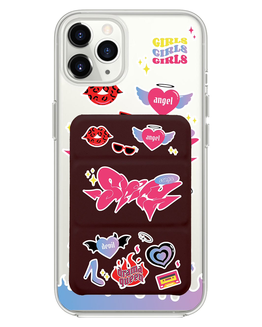 เคสพับสามทบแม่เหล็กสำหรับ iPhone - Aespa Spicy