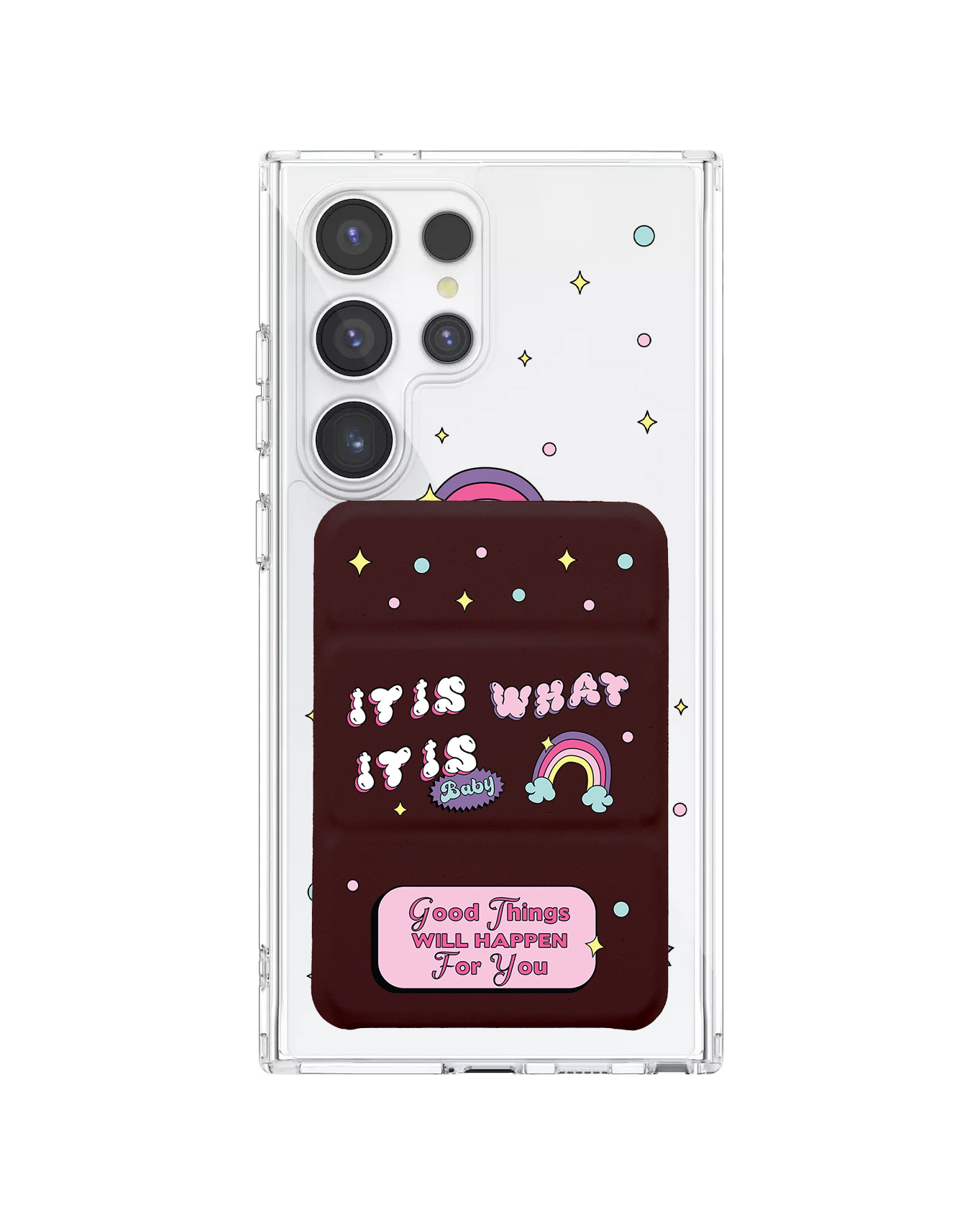 เคสพับสามทบแบบแม่เหล็กสำหรับ Android - It is What is Baby