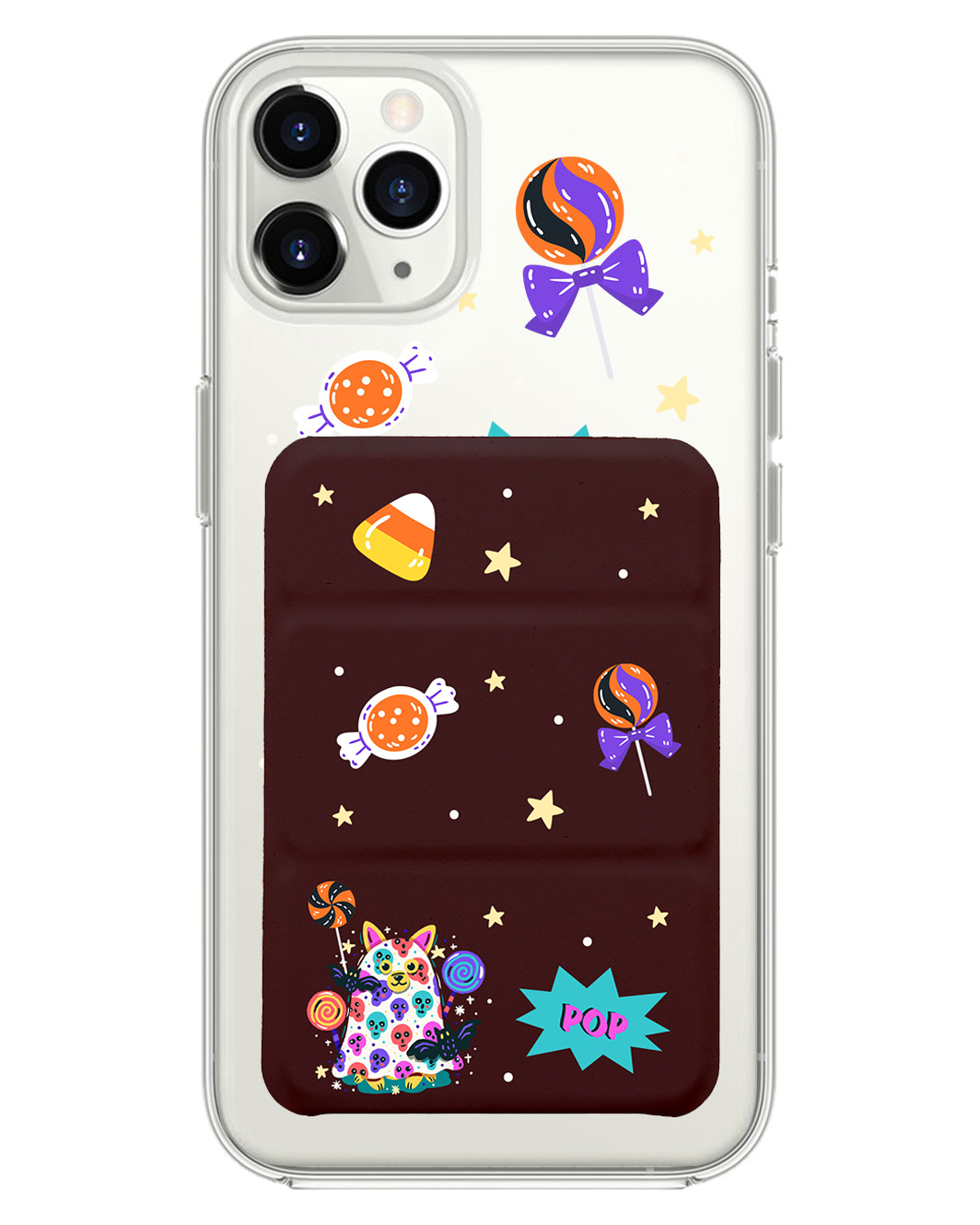 حافظة مغناطيسية ثلاثية الطيات لهاتف iPhone - Puppy Monster