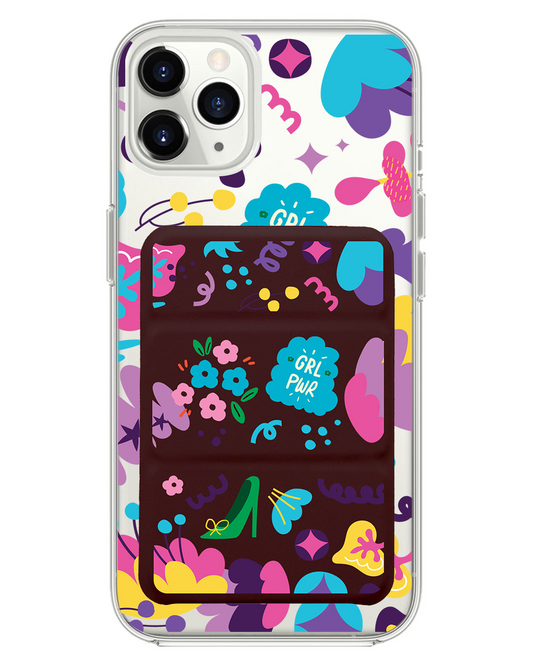 เคสพับสามทบแม่เหล็กสำหรับ iPhone - Girl Power 1.0