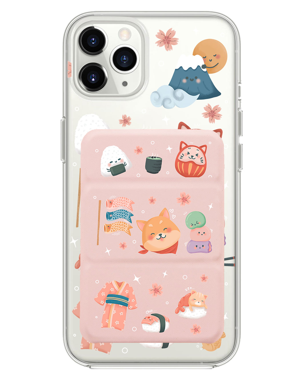 เคสแบบพับสามทบแม่เหล็กสำหรับ iPhone - ญี่ปุ่น