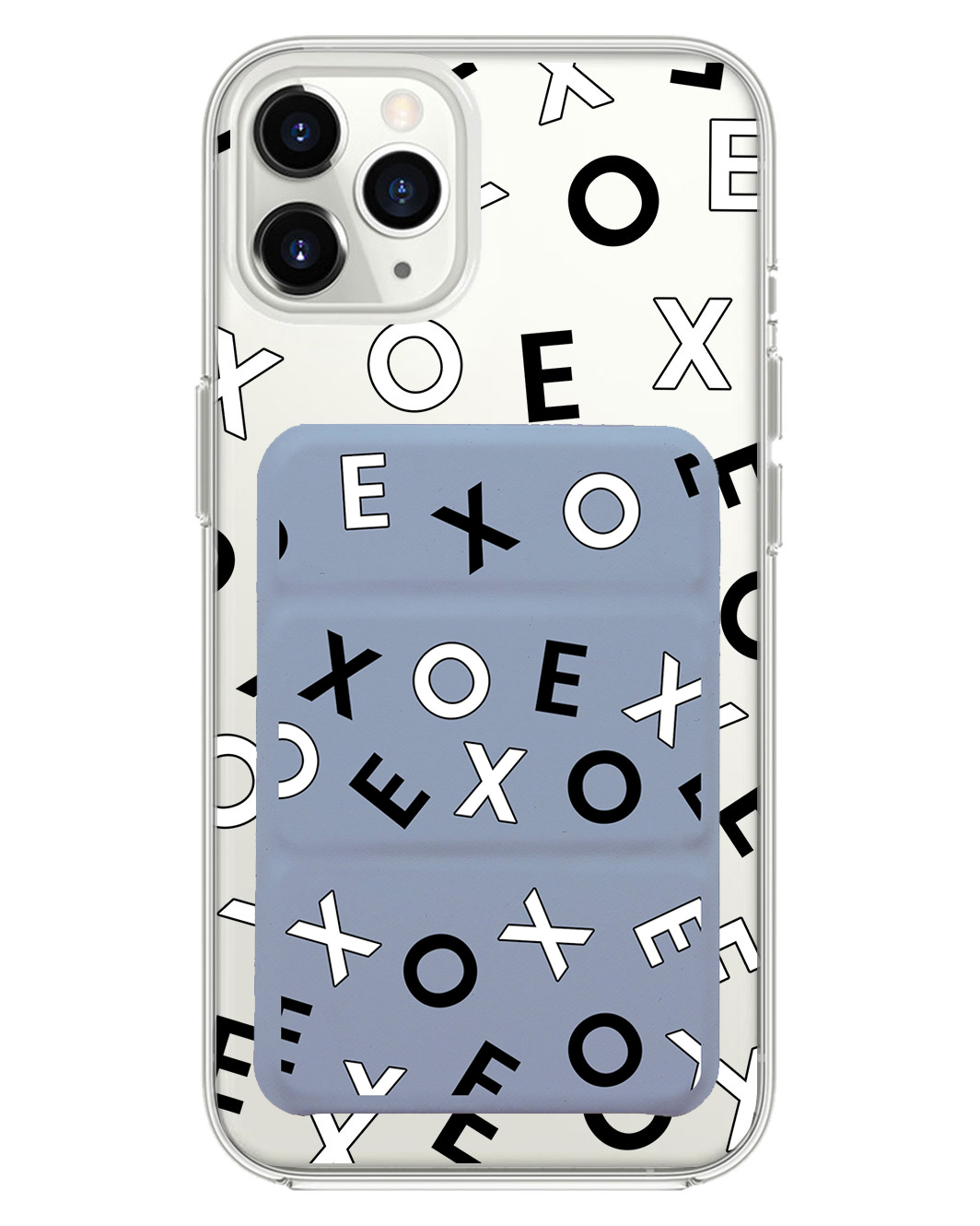 เคสพับสามทบแม่เหล็กสำหรับ iPhone - Exo Monogram