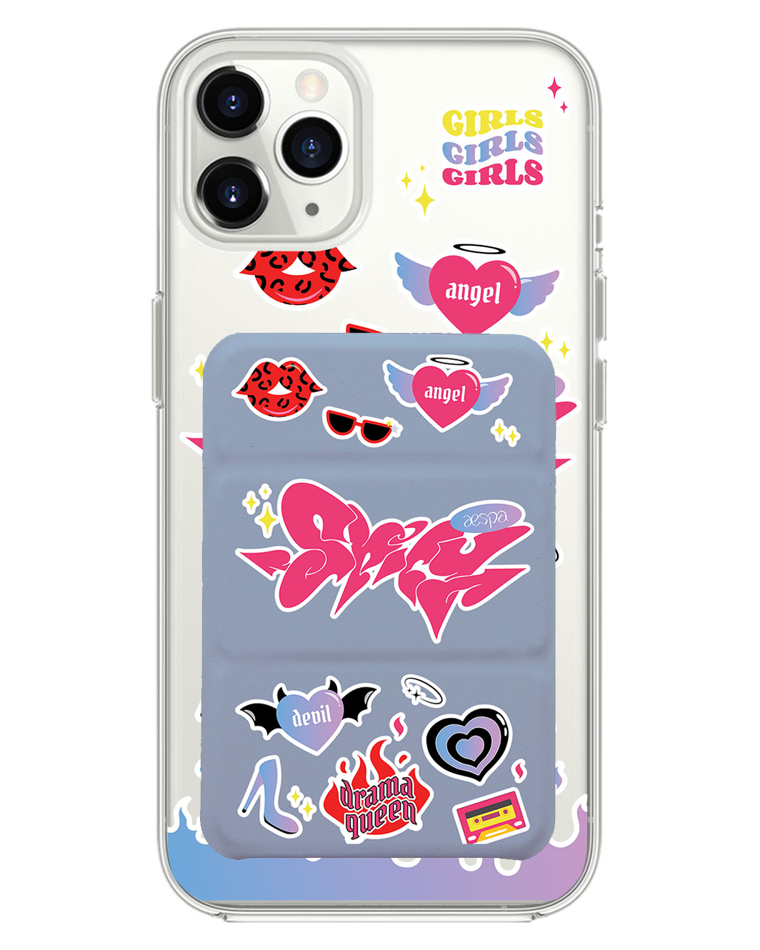 เคสพับสามทบแม่เหล็กสำหรับ iPhone - Aespa Spicy