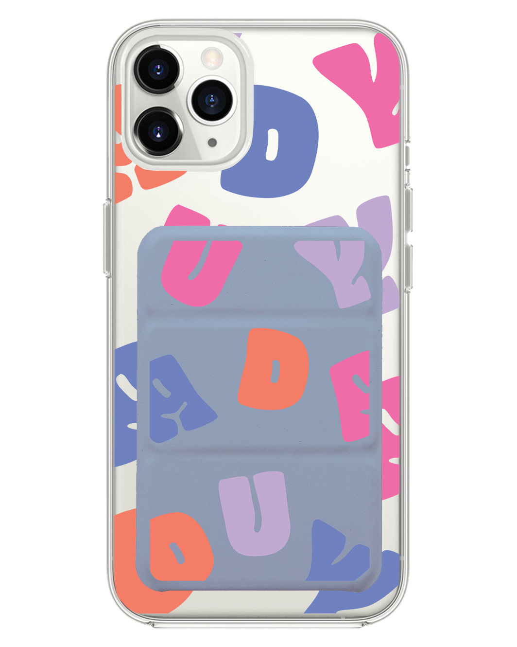 เคสพับสามทบแบบแม่เหล็กสำหรับ iPhone - Chubby Monogram