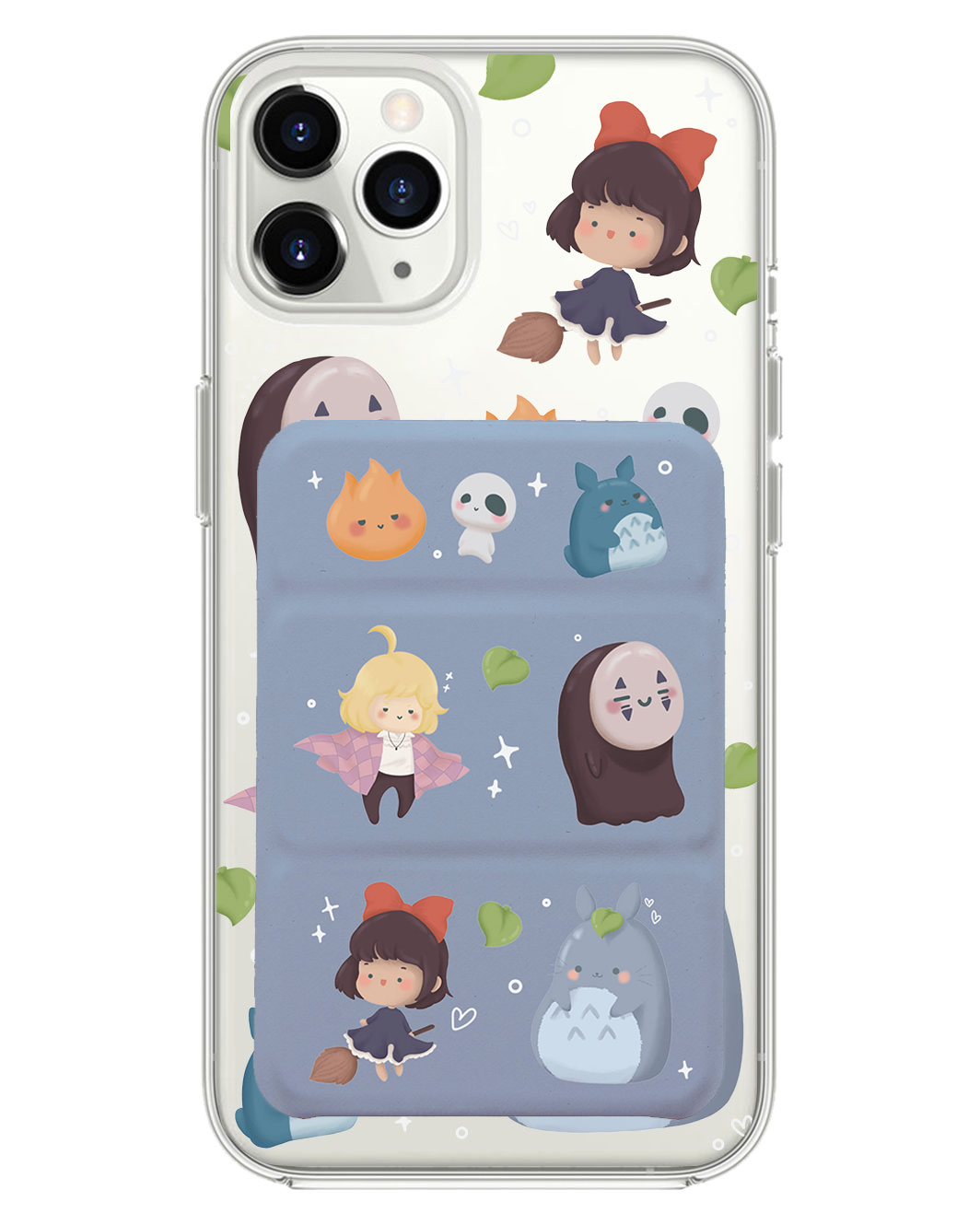 เคสพับสามทบแม่เหล็กสำหรับ iPhone - Ghibli