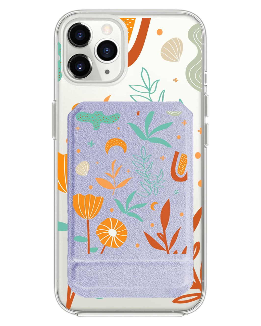 iPhone Magnetic Multifold Wallet - Autumn Botanical