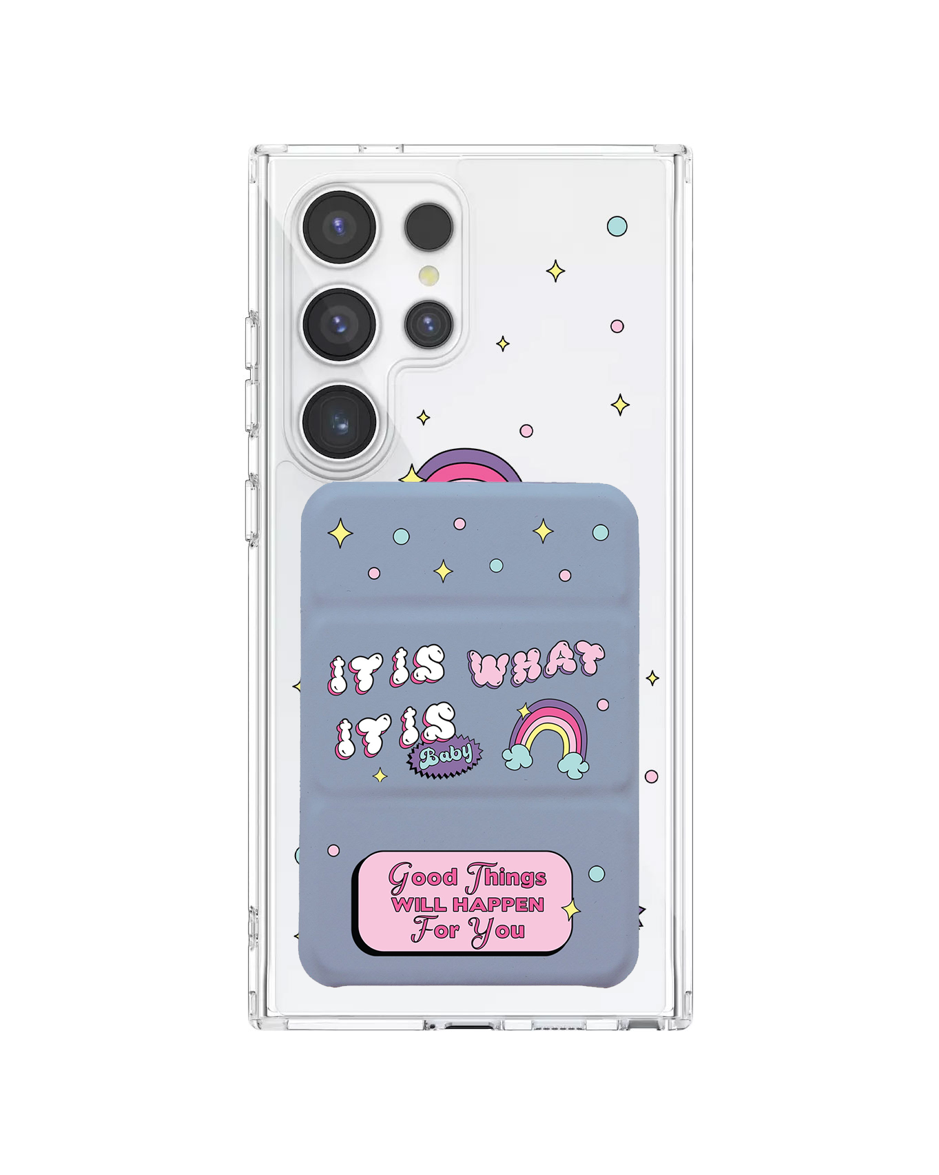 เคสพับสามทบแบบแม่เหล็กสำหรับ Android - It is What is Baby