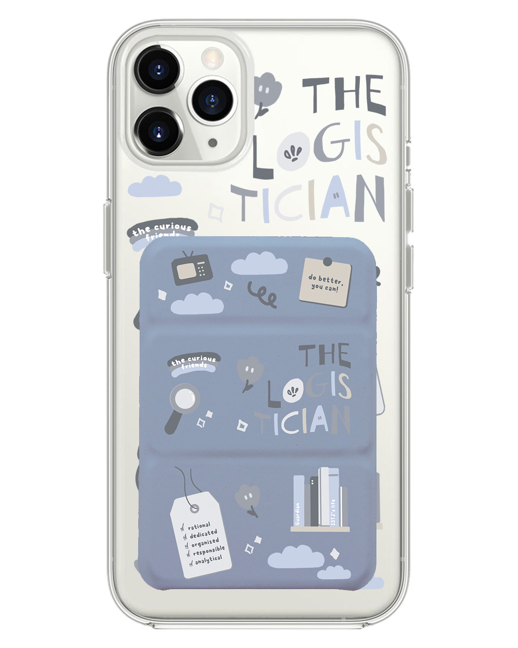 เคสพับสามทบแบบแม่เหล็กสำหรับ iPhone - ISTJ