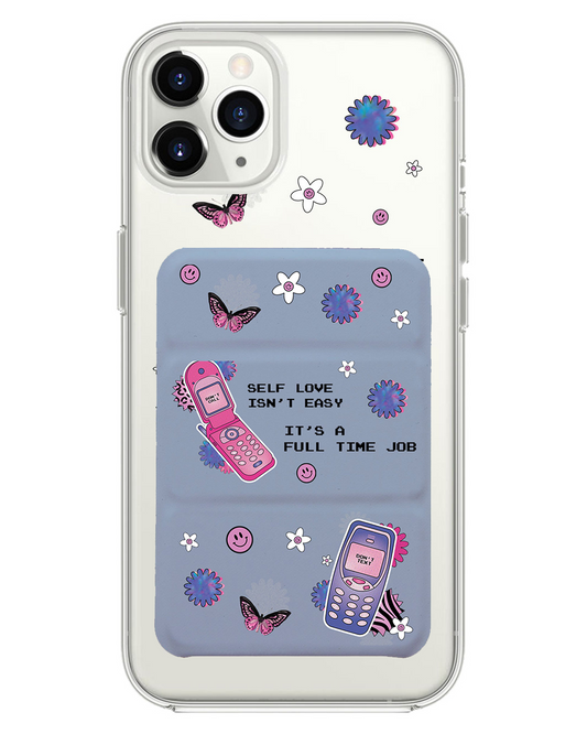 เคสพับสามทบแม่เหล็กสำหรับ iPhone - Busy Love Myself