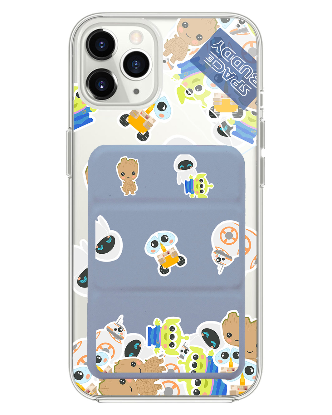 เคสพับสามทบแม่เหล็กสำหรับ iPhone - Buddy Space
