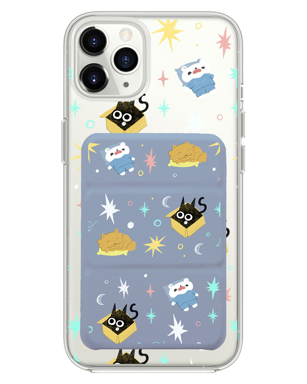 เคสพับสามทบแม่เหล็กสำหรับ iPhone - Nightover