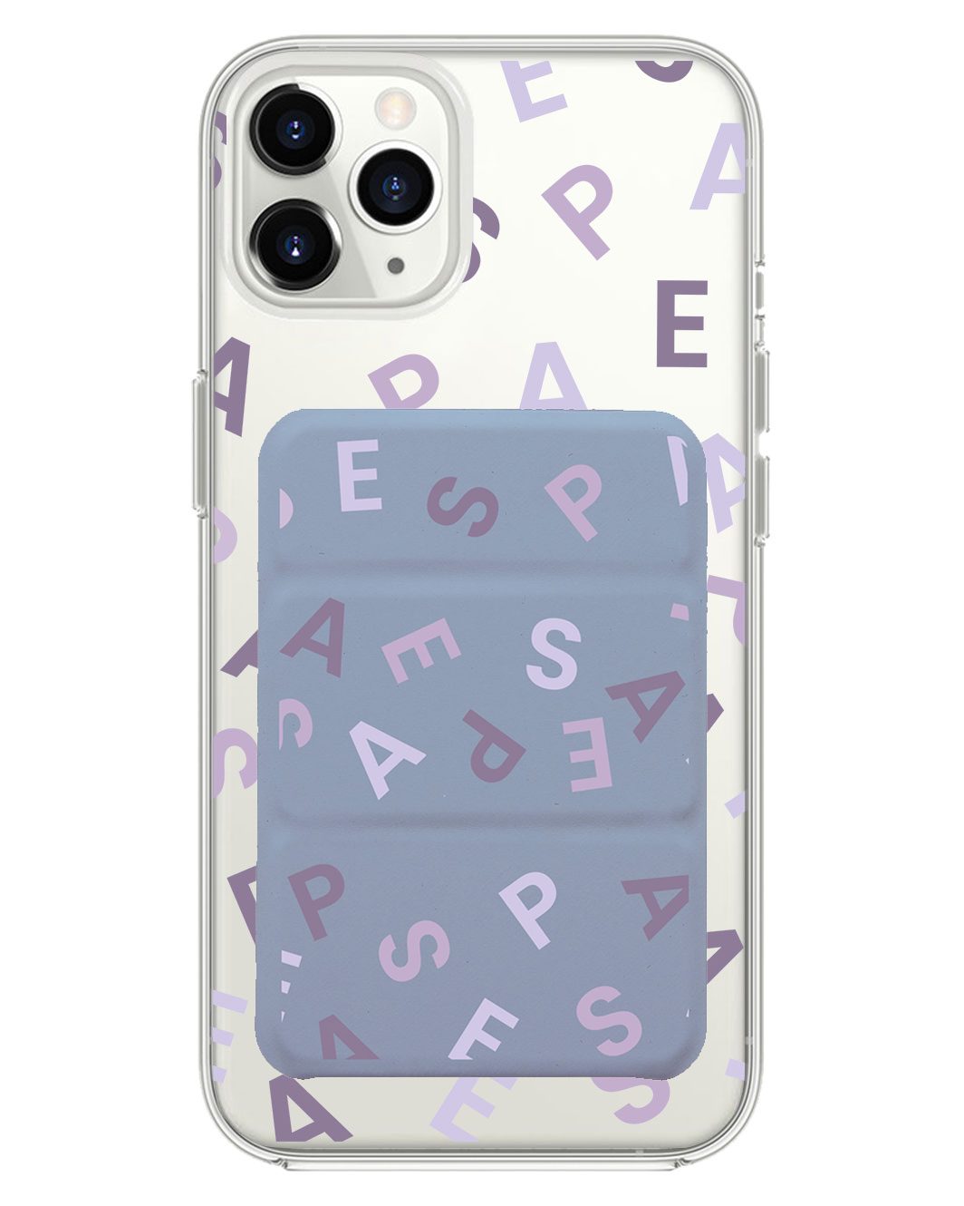 เคสพับสามทบแม่เหล็กสำหรับ iPhone - Aespa Monogram