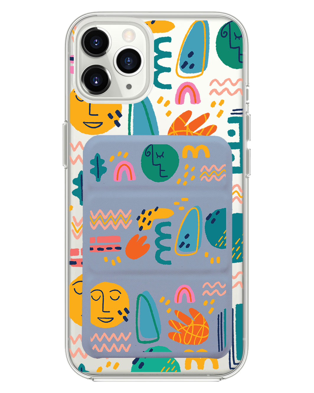 เคสพับสามทบแม่เหล็กสำหรับ iPhone - Silent Art