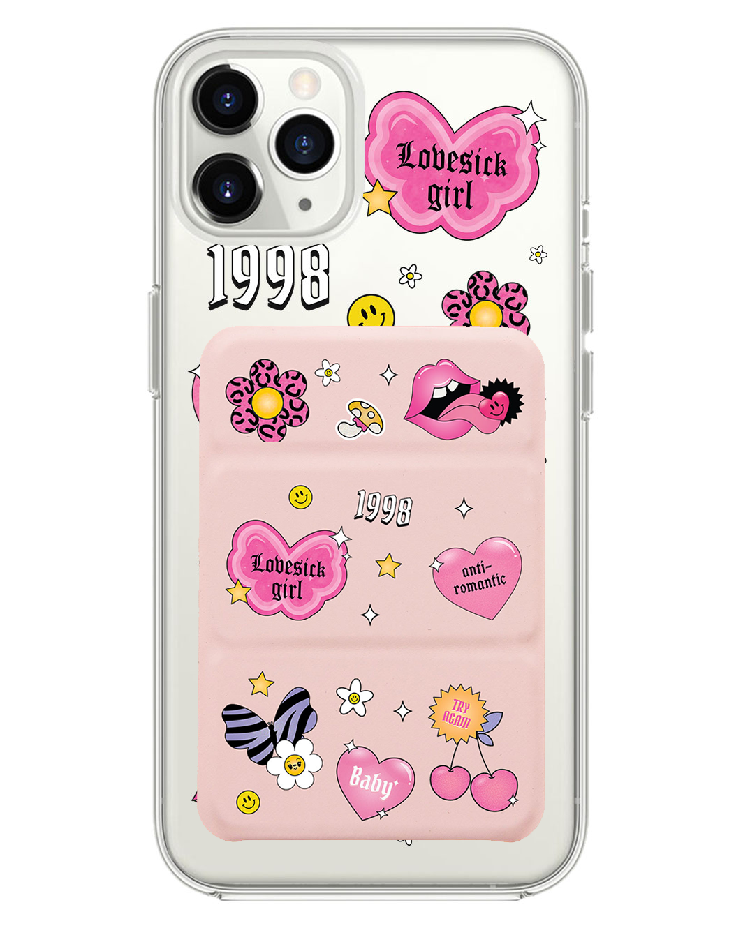 เคสพับสามทบแม่เหล็กสำหรับ iPhone - Lovesick