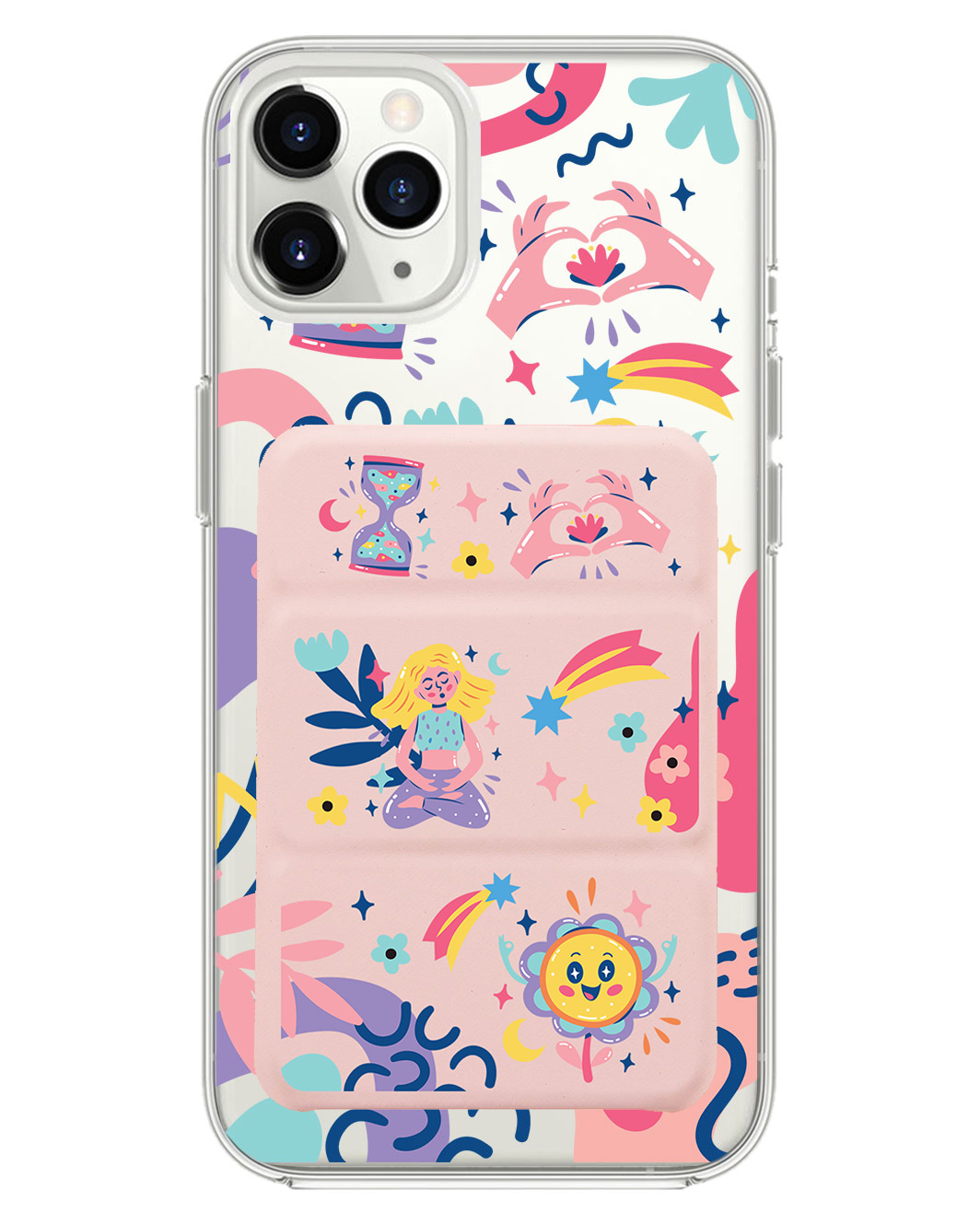เคสพับสามทบแม่เหล็กสำหรับ iPhone - เฮเทอร์