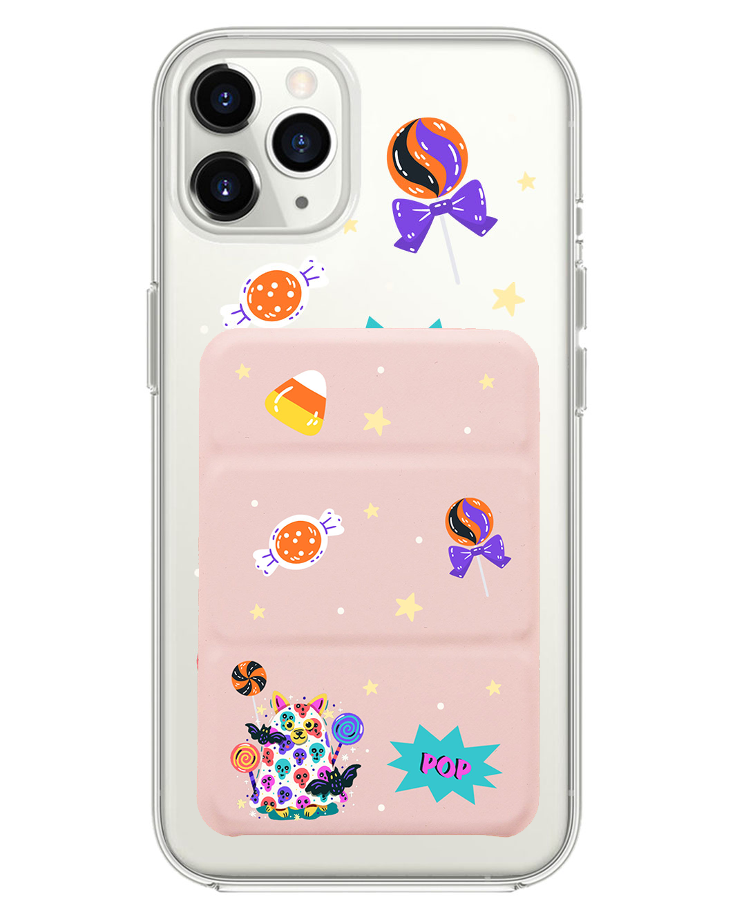 حافظة مغناطيسية ثلاثية الطيات لهاتف iPhone - Puppy Monster