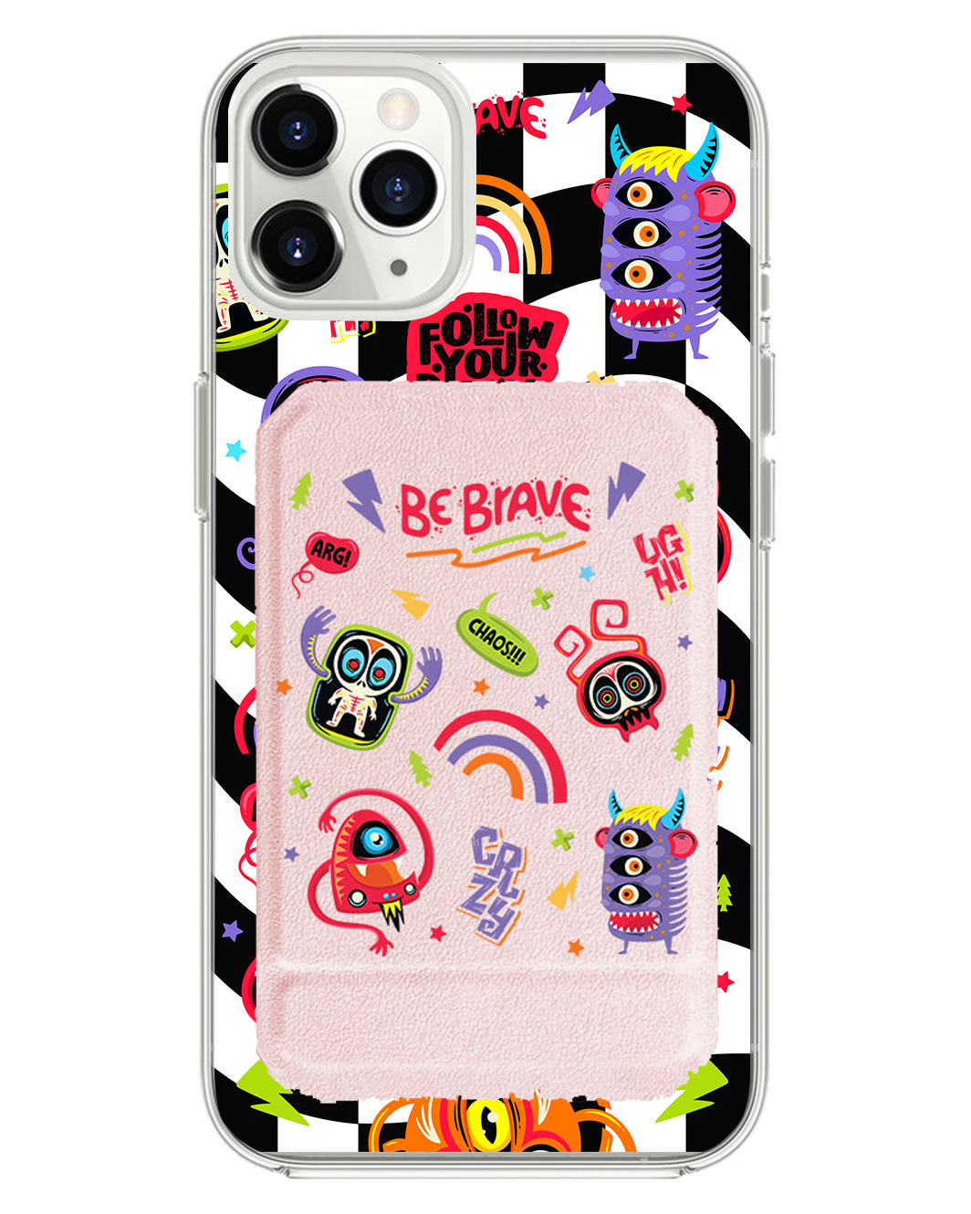 iPhone Magnetic Multifold Wallet - Baby Monster