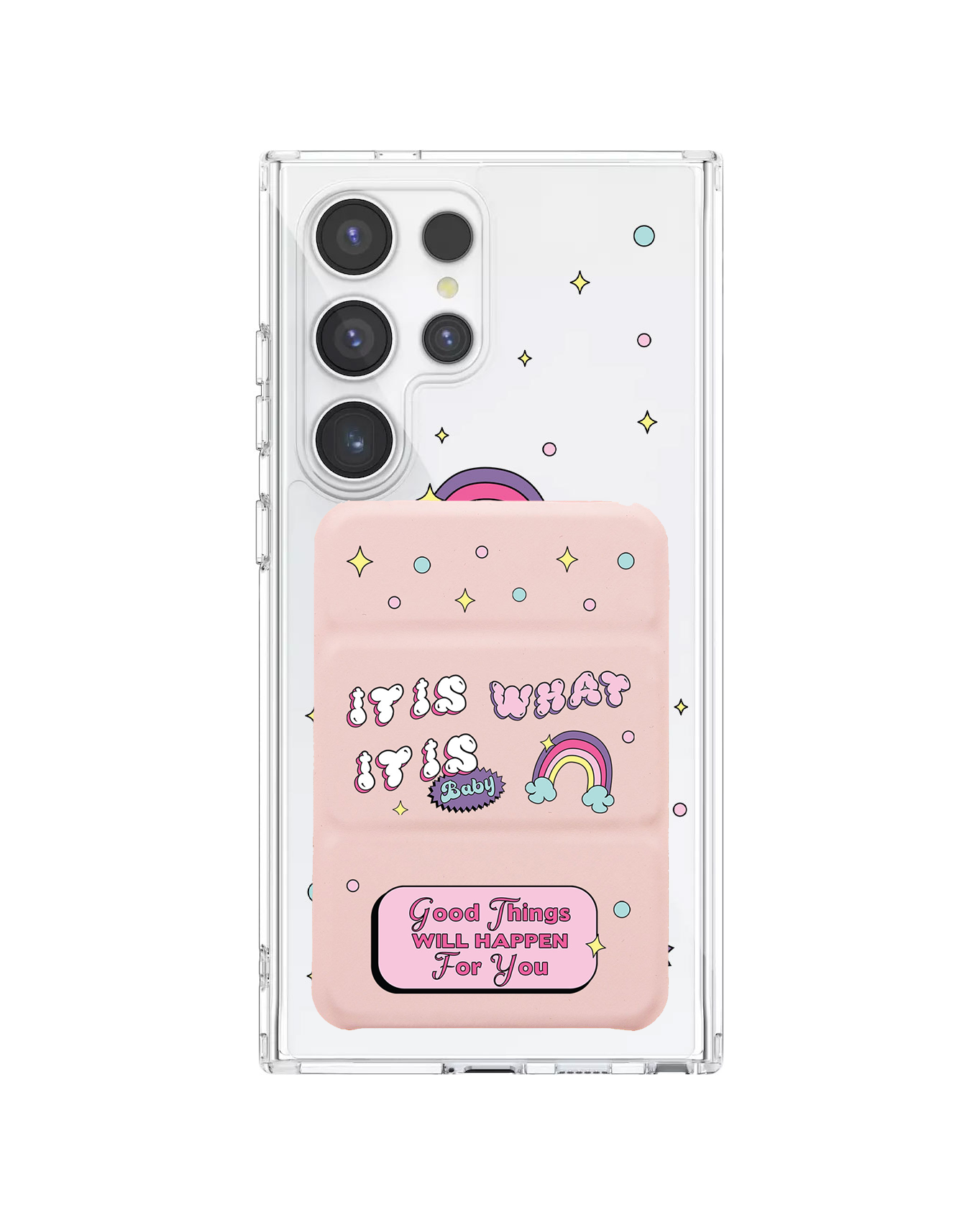 เคสพับสามทบแบบแม่เหล็กสำหรับ Android - It is What is Baby