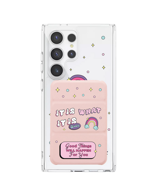 Android Magnetic Trifold Wallet Case - It is What is Baby