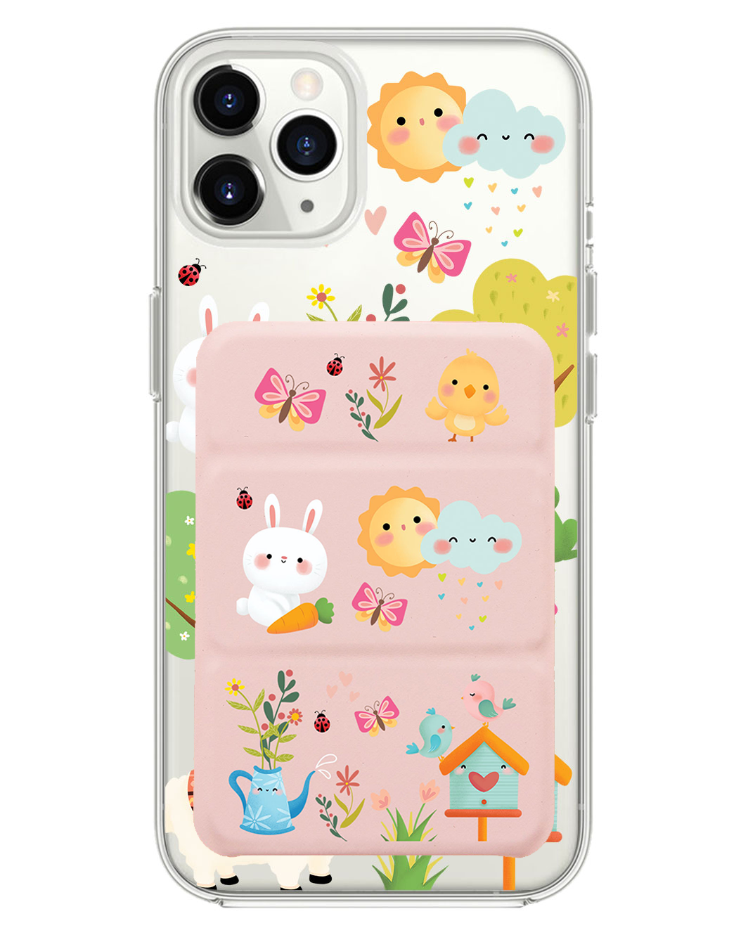 เคสแบบพับสามทบแม่เหล็กสำหรับ iPhone - สปริง