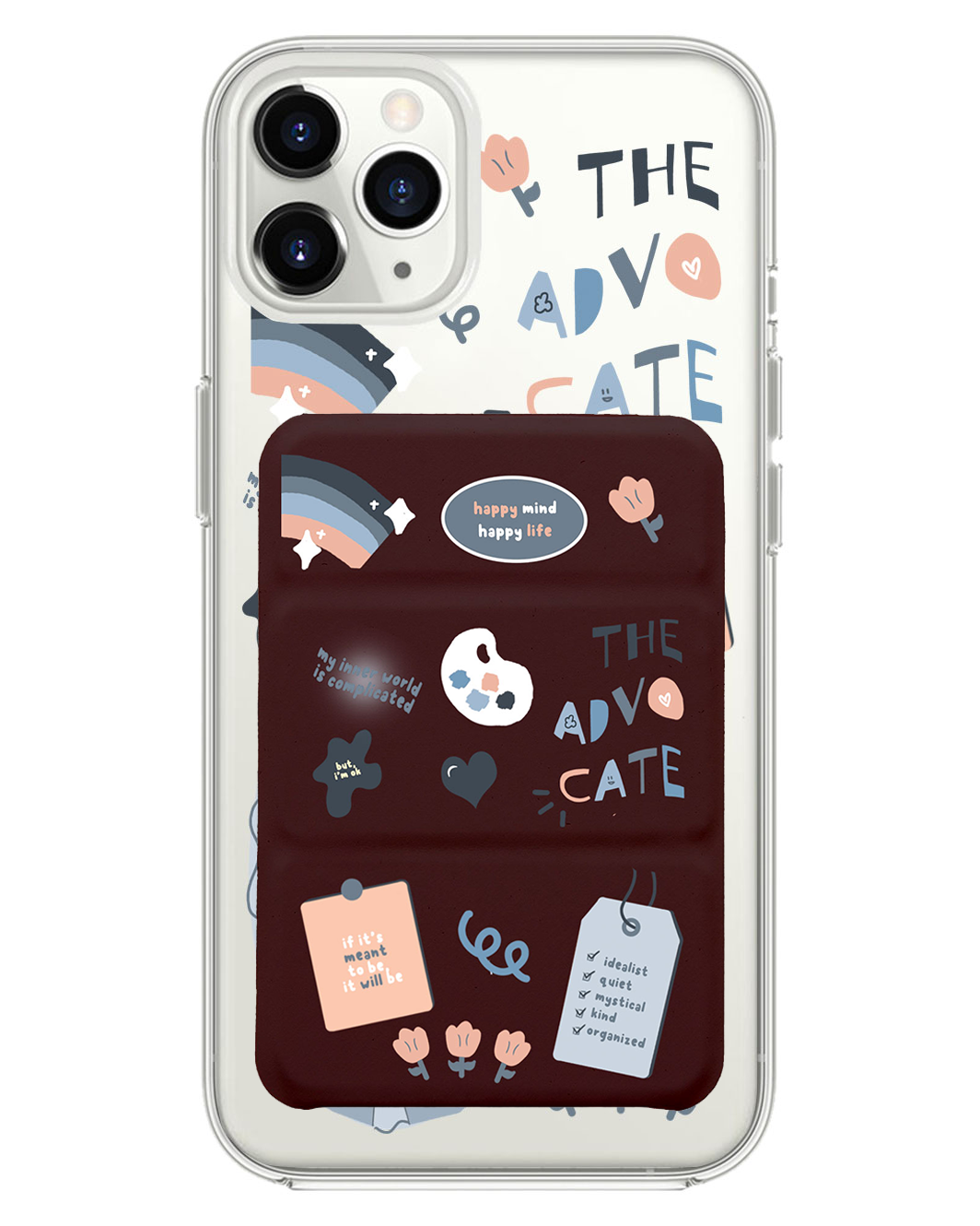 เคสพับสามทบแบบแม่เหล็กสำหรับ iPhone - INFJ
