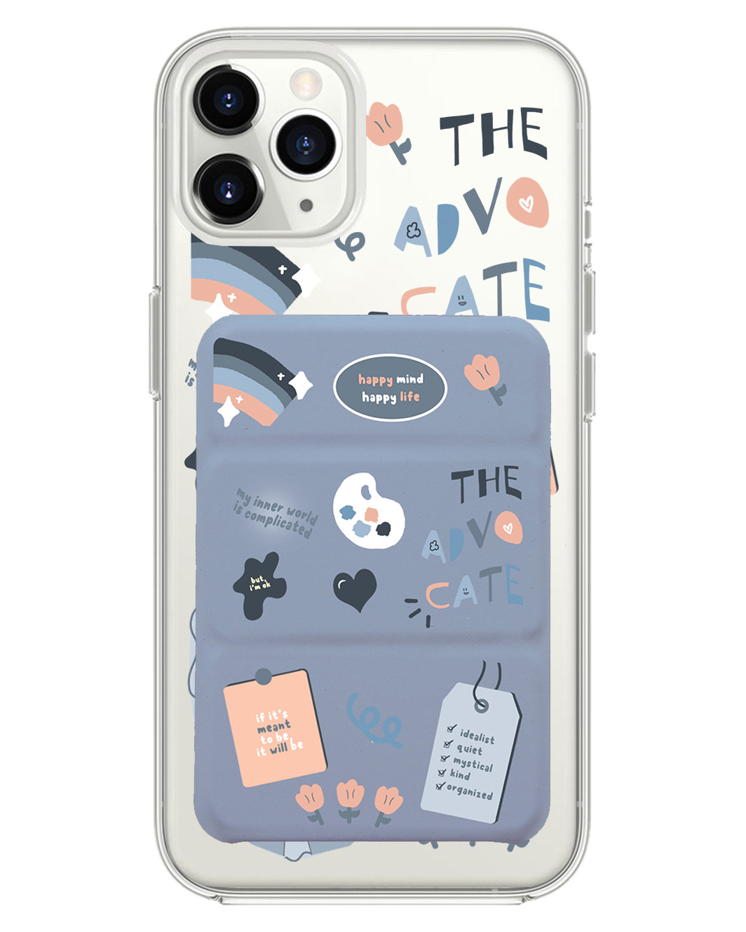 เคสพับสามทบแบบแม่เหล็กสำหรับ iPhone - INFJ