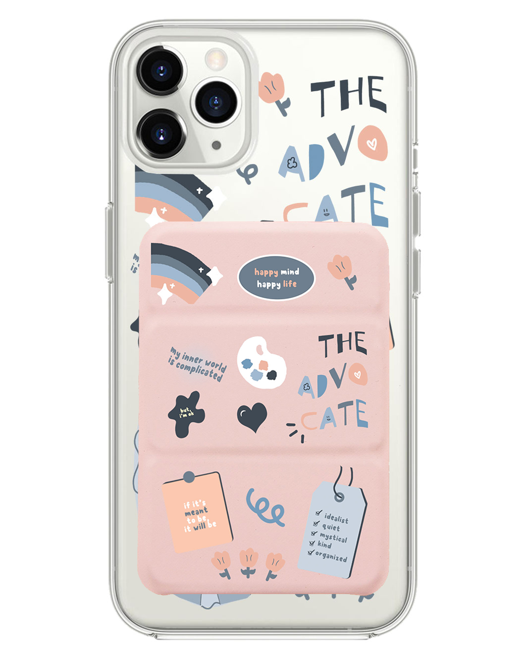 เคสพับสามทบแบบแม่เหล็กสำหรับ iPhone - INFJ