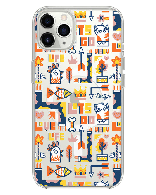 واقي خلفي هجين لهاتف iPhone - الحياة بالألوان