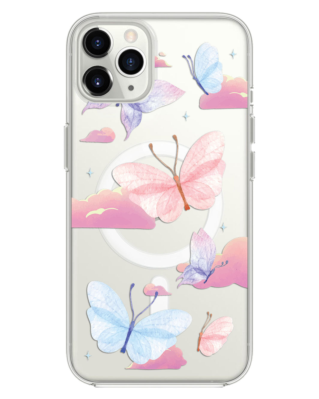 iPhone Rearguard Hybrid - Butterfly Clouds