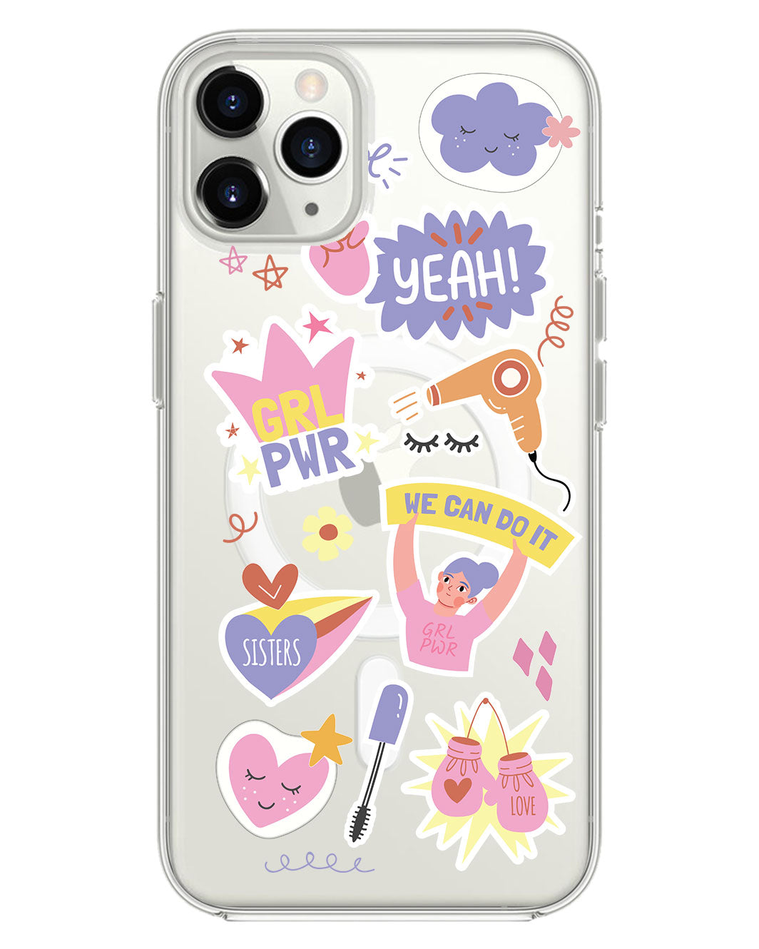สติ๊กเกอร์แพ็ค Girl Power สำหรับ iPhone Rearguard Hybrid