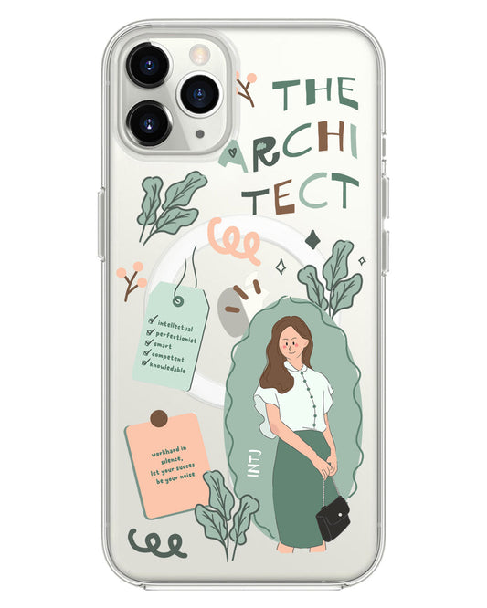 حماية خلفية هجينة للآيفون - INTJ (المهندس المعماري)