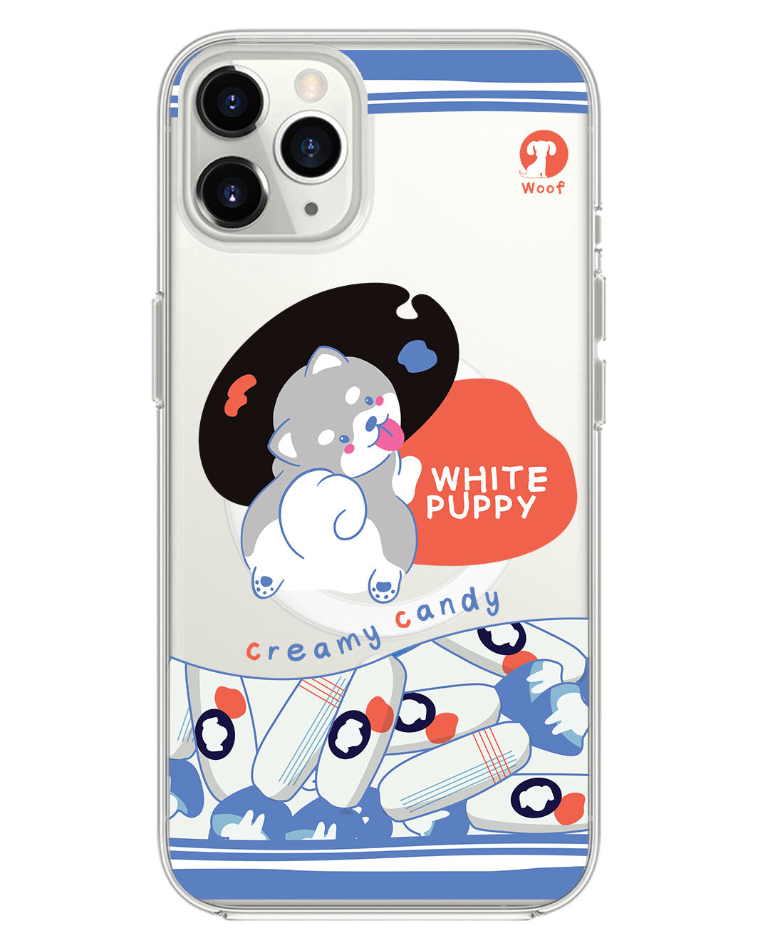iPhone Rearguard Hybrid - White Puppy