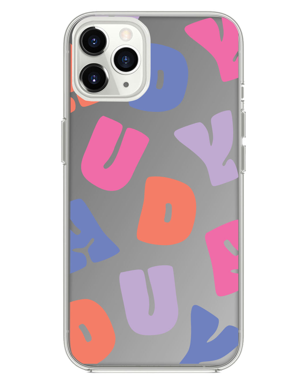 iPhone Mirror Grip - โมโนแกรมอ้วนๆ