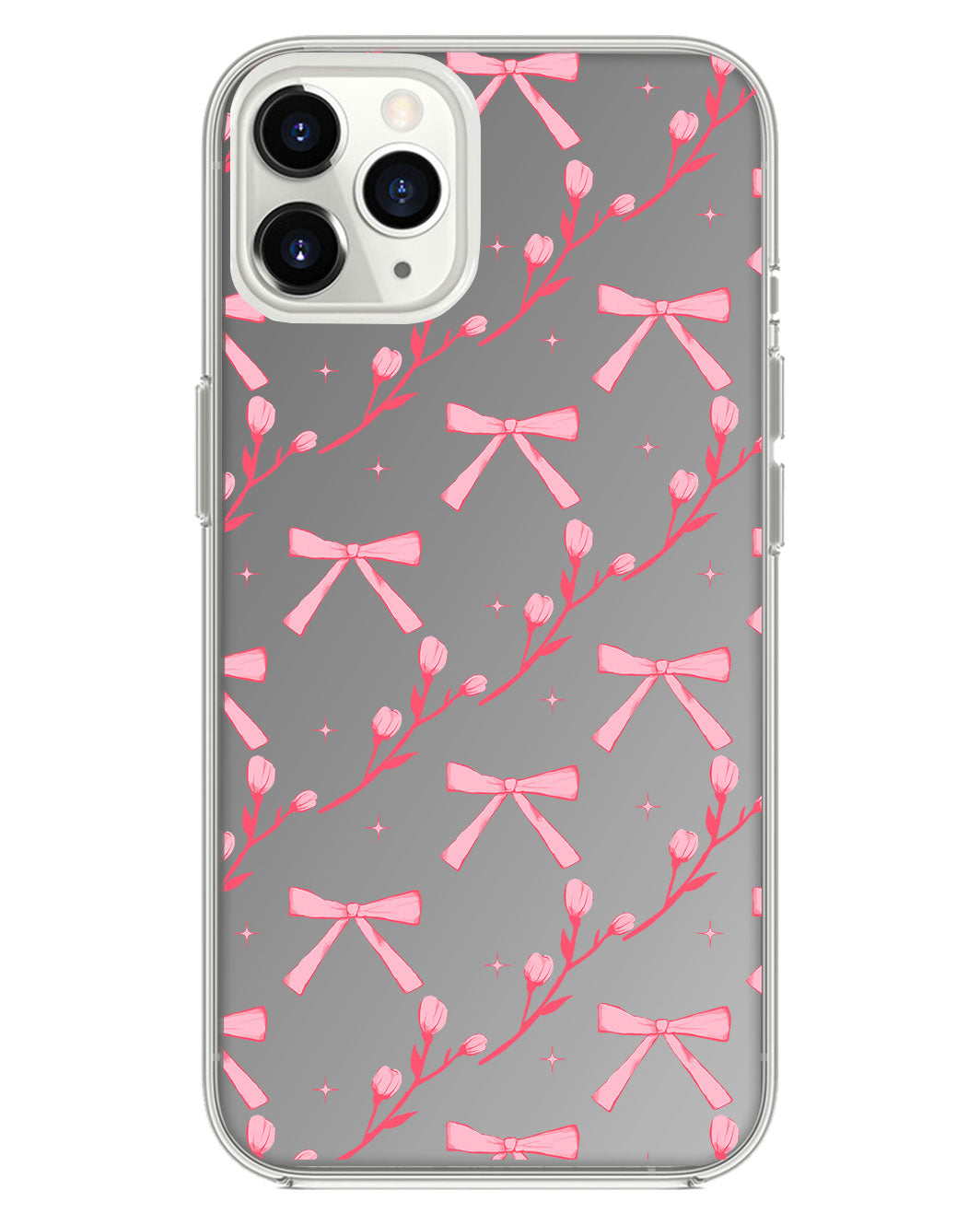 ที่จับกระจกสำหรับ iPhone - ลาย Coquette Floral