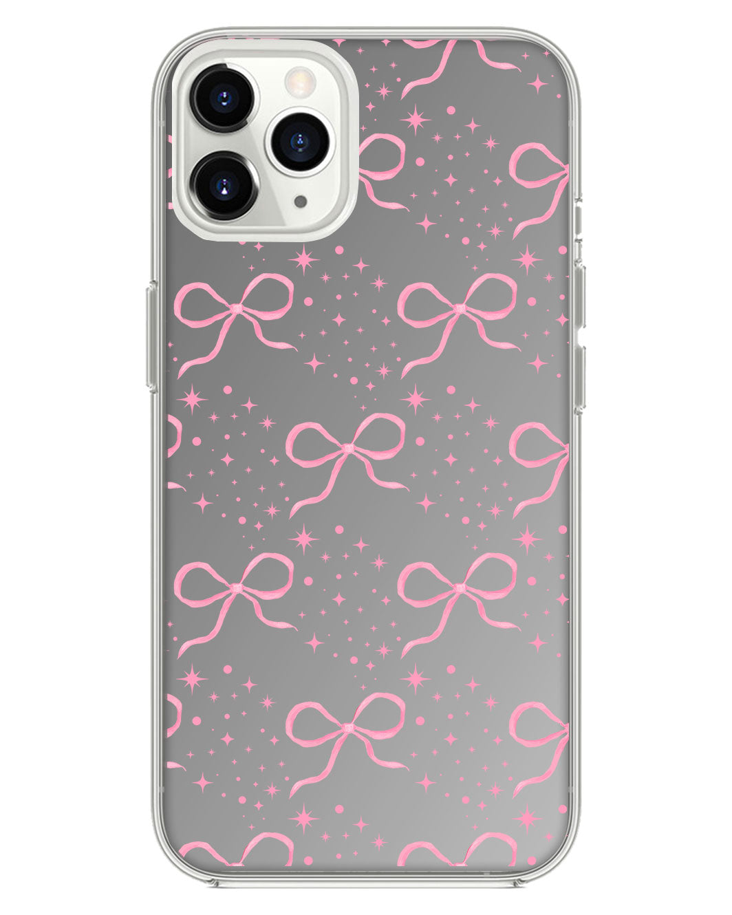 iPhone Mirror Grip - โบว์ระยิบระยับสไตล์ Coquette