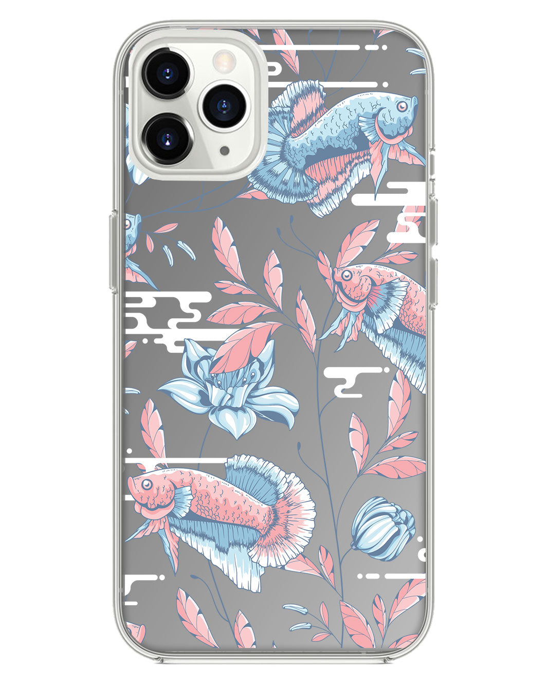 ที่จับกระจกสำหรับ iPhone - Fish & Floral 3.0