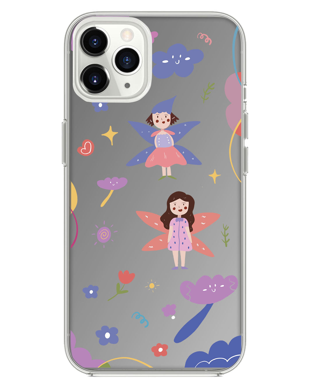 iPhone Mirror Grip - ลายนางฟ้า