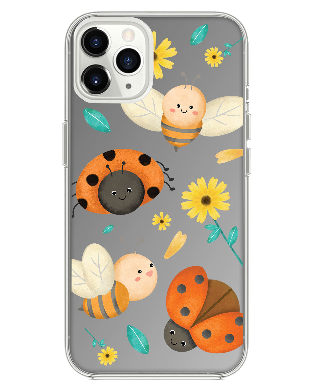 iPhone Mirror Grip - เลดี้บั๊กและผึ้ง