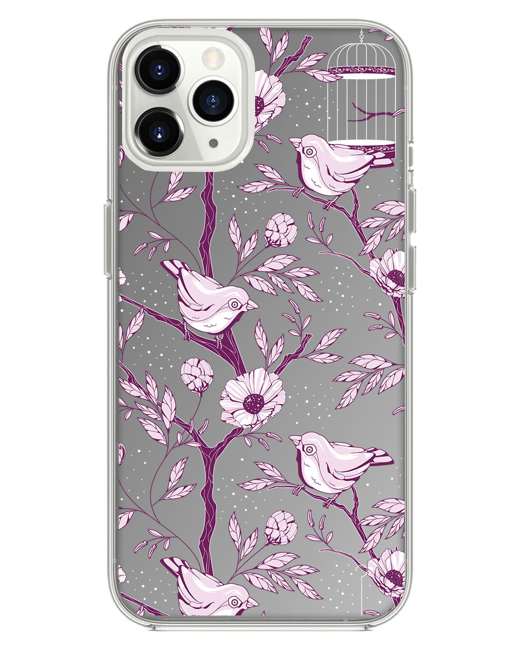 ที่จับกระจกสำหรับ iPhone - Lovebird Monochrome 5.0