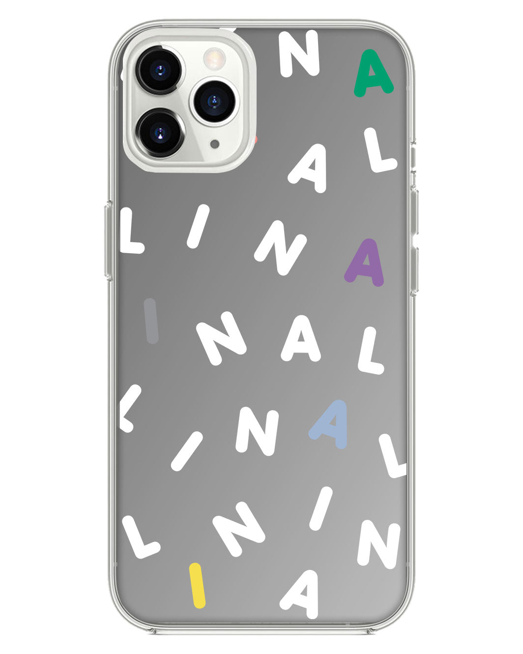 iPhone Mirror Grip - CUSTOM MONOGRAM 2.0 สีขาว
