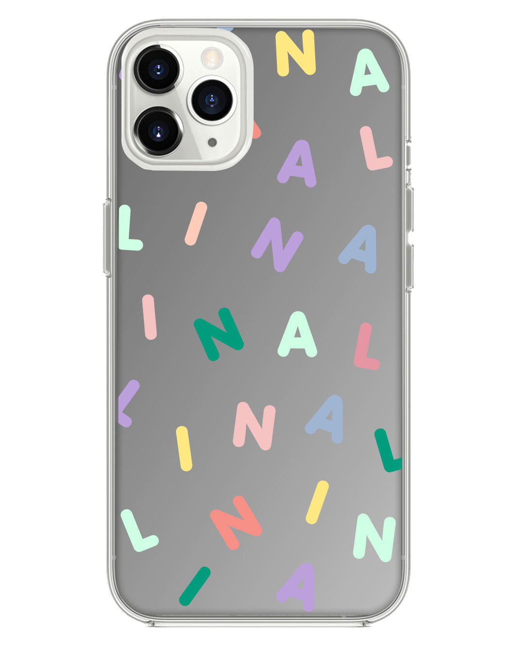 iPhone Mirror Grip - CUSTOM MONOGRAM 2.0 สีรุ้ง
