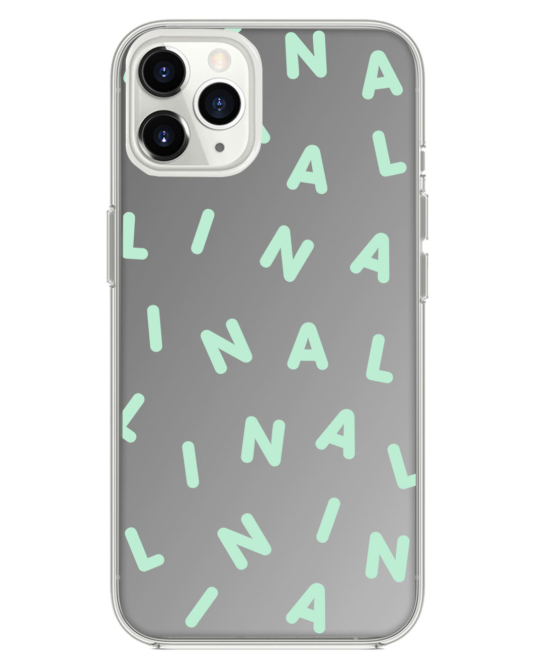 ที่จับกระจกสำหรับ iPhone - CUSTOM MONOGRAM 2.0 Tosca