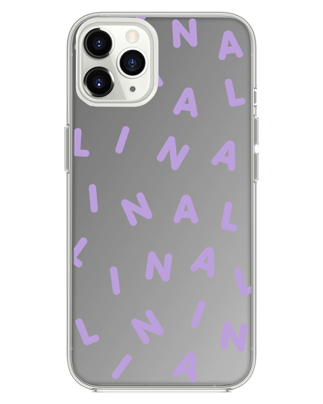 iPhone Mirror Grip - CUSTOM MONOGRAM 2.0 สีม่วง