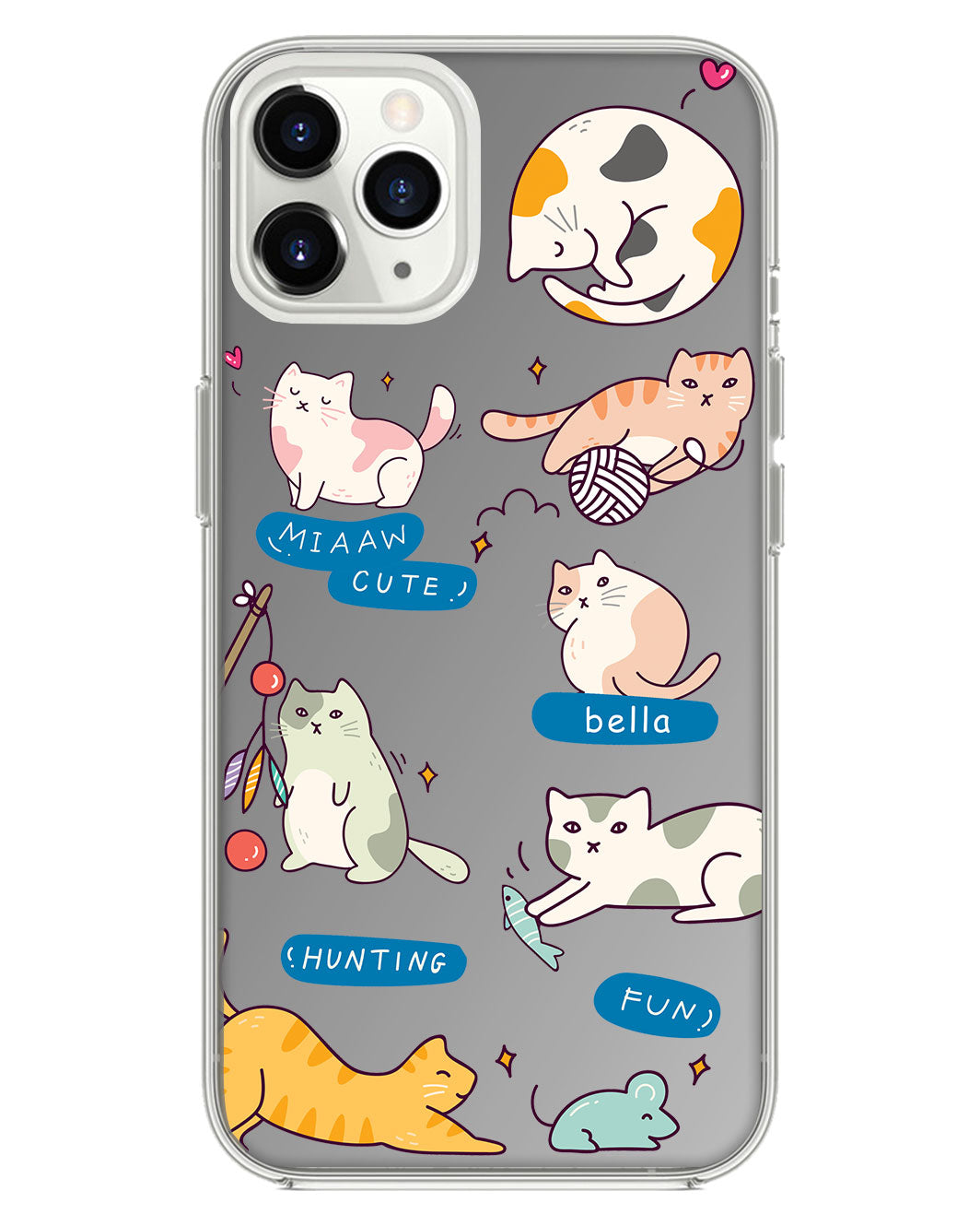 iPhone Mirror Grip - แมวขี้เล่น 2.0