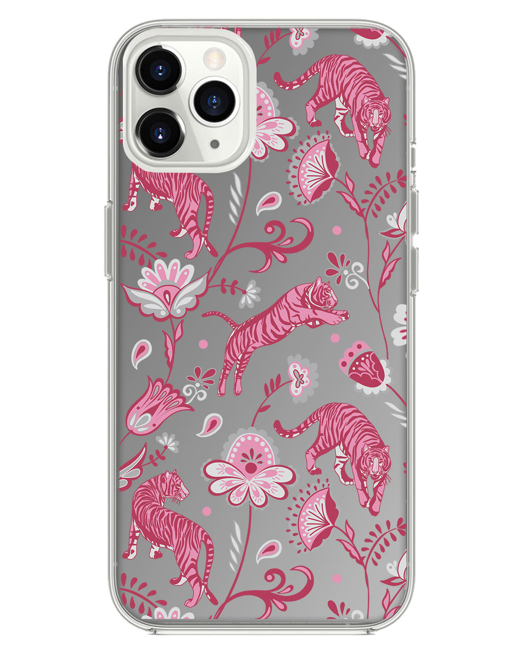 ที่จับกระจกสำหรับ iPhone - Tiger & Floral 7.0