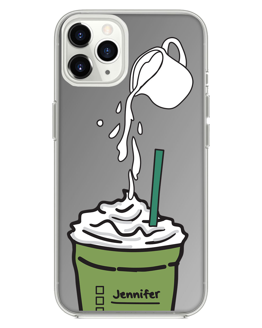 iPhone Mirror Grip - มัทฉะแฟรปเป้