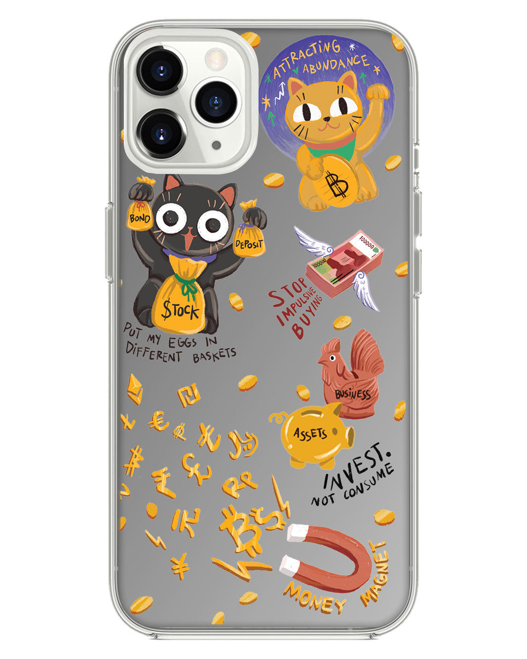 iPhone Mirror Grip - ฉันคือ... แม่เหล็กดึงดูดเงิน!!!