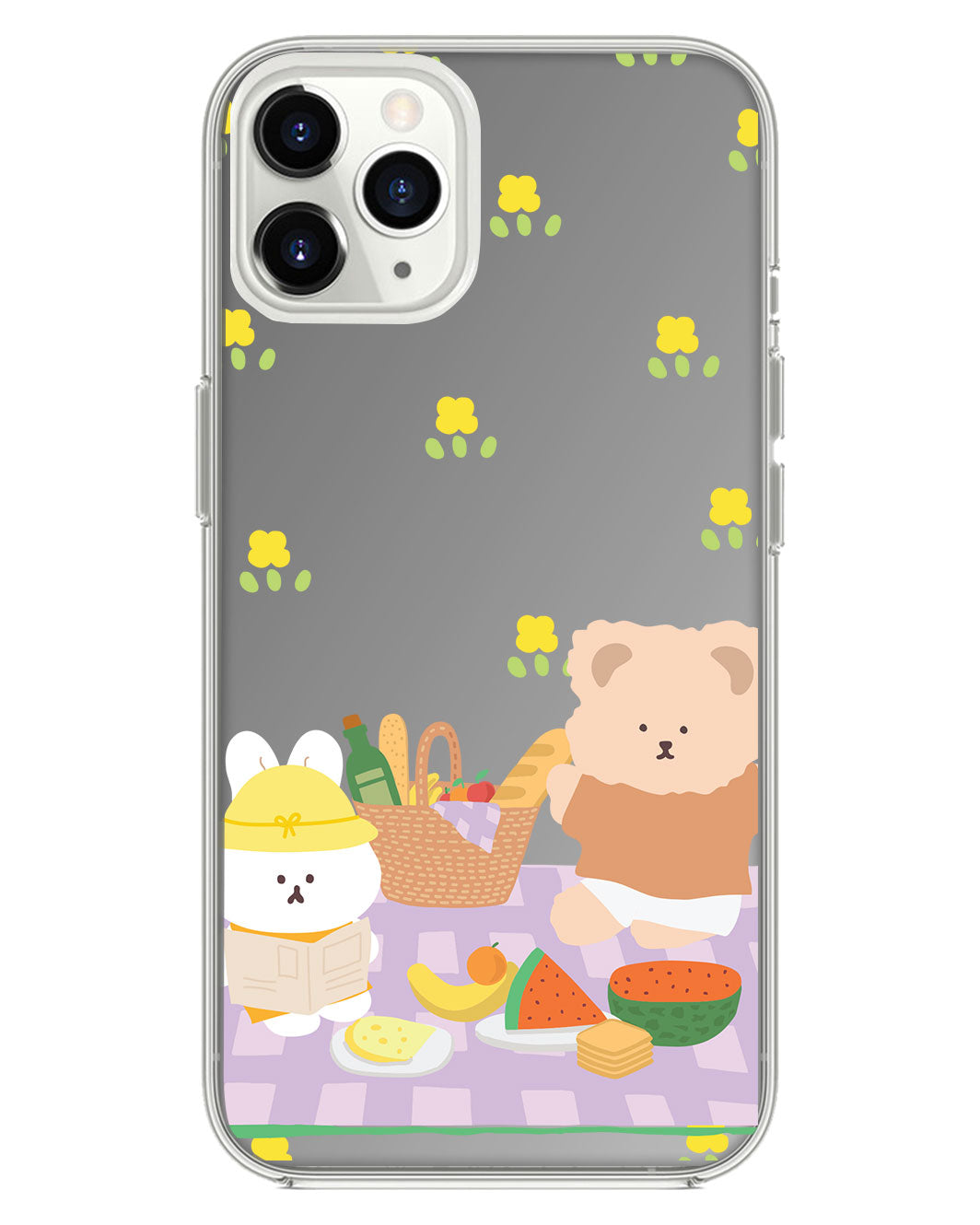 iPhone Mirror Grip - ปิคนิคแบร์ ไลแลค