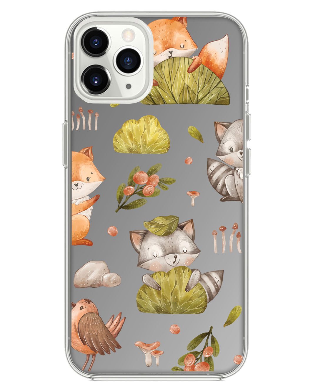 iPhone Mirror Grip - แรคคูนและผองเพื่อน