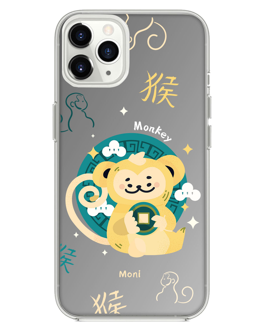 iPhone Mirror Grip - ลิง (นักษัตรจีน / ชิโอ)